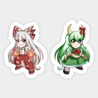 Fujiwara No Mokou Keine Kamishirasawa Sticker